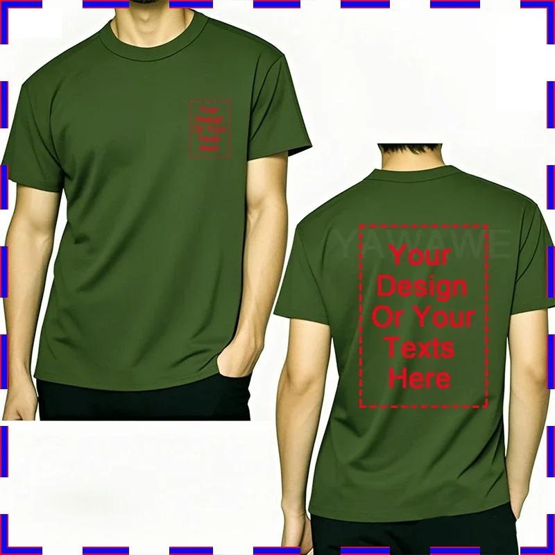 Tailor Made Men Tshirt Add Your Message Here Premium Cotton Comfortable Unisex Tee Shirt Fashion Summer Top unisex tshirts