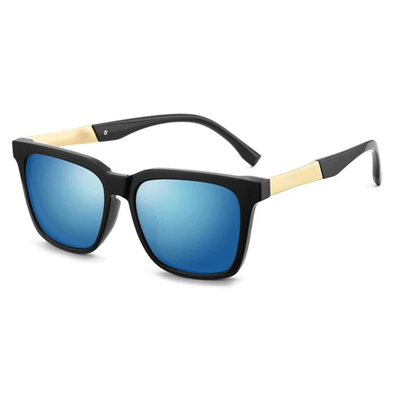 Minus Lens Myopia Sunglasses Men Anti-Uv Big Frame Square Driving Anti-Glare Prescription Glasses 0 -0.5 -0.75 To -6