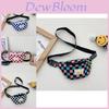 Trendy Moderne Coole Jongens Borsttas Stijlvolle Kinder Heuptas Geruite Kleine Crossbody