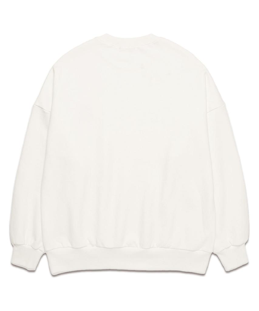 VANNWORKS Wizard Oversized Sweatshirt (Vls0044) White/Black