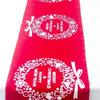 Christmas Linen Tablecloth Christmas Flag Home Party Decorative Elk Tapestry Red Table Runners Cover Household Table Supplies