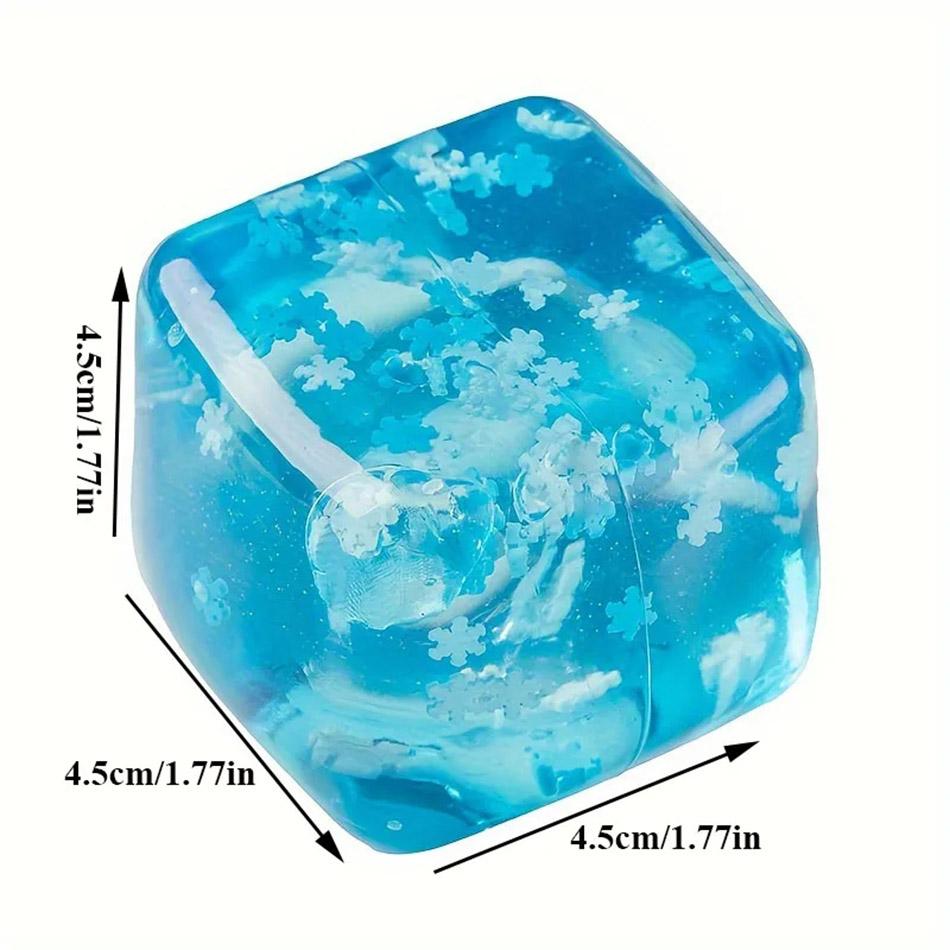 Selling Snowflake Ice Beads Squeeze Toy Slow Rebound Stress Ball Decompression Vent Toy Surprise Gift In Stock