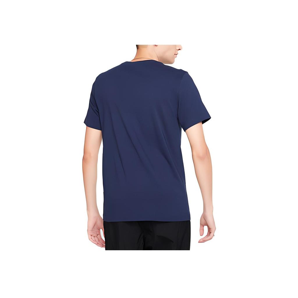 Nike Sportswear Ramen Print Short Sleeve Crew Neck Knit T-Shirt Men Tops Blue CI6302-410