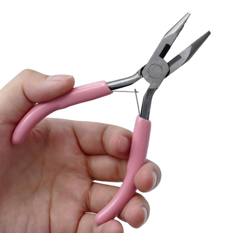 Mini Jewellery Pliers Set 9 Pieces Jewellery Pliers Jewelry Hand Tool for DIY Beading Crafts Necklace Bracelets Making