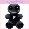Soft Black Horror Duck Plush 9.8in Stuffed Toy For Kids