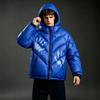 Mens Thermal Reactive Color-Changing Hooded Puffer Jacket Winter Thick Cotton Coat Casual Sportswear