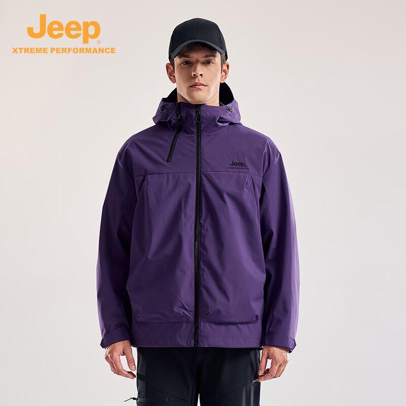 Jeep Outdoor Water-Resistant Windproof Jacket