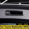 Stainless Car Trunk Handle Bowl Cover Protection Trim Sticker For Toyota Highlander XU70 2020 2024 2024 2024 Hybrid Accessories