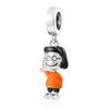 MINSO Charm Bead Component Boy Girl Cat Princess Pendant Bead Component Bead Component Compatible With Authentic Original 3mm Snake Charm Bead