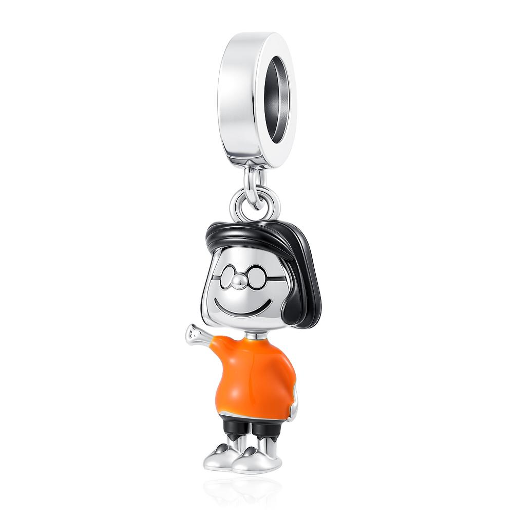 MINSO Charm Bead Component Boy Girl Cat Princess Pendant Bead Component Bead Component Compatible With Authentic Original 3mm Snake Charm Bead