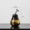 Nordic Style Metal Ceramic Fruit Pear Ornaments Modern Simple Living Room Wine Cabinet Model Room Home Decorations