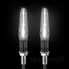 4Pcs Motorcycle Turn Signals LED ABS Plastic Amber Flasher Stop Signal Light Blinker Indicator for Motorcycle Motorbike