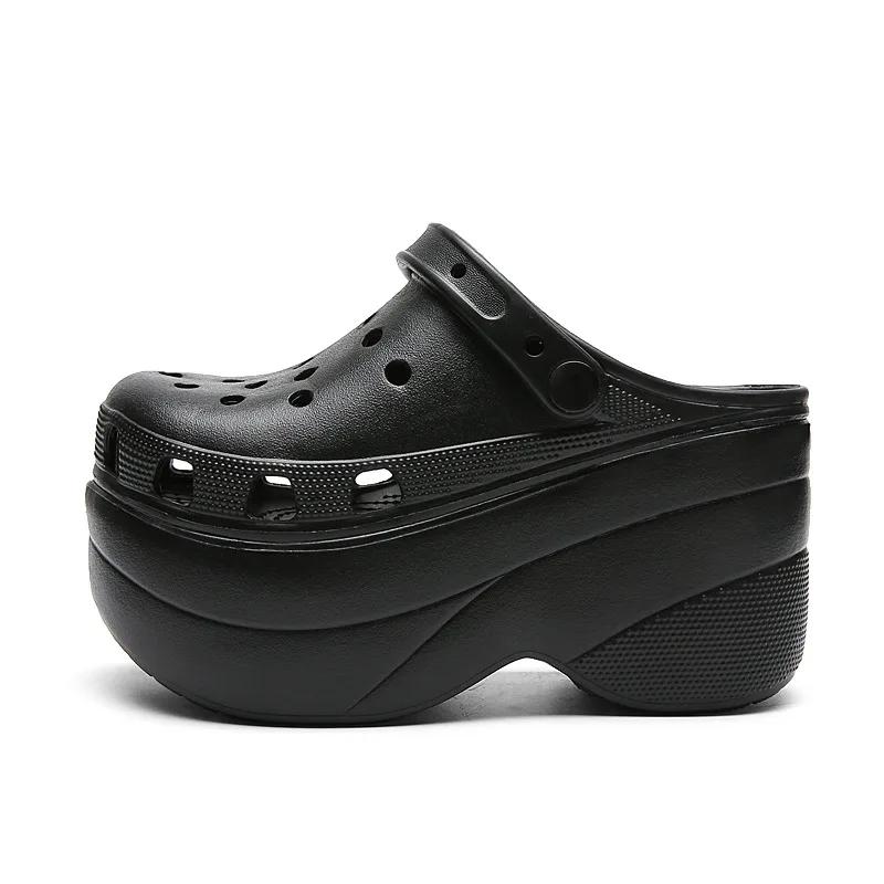 Large Size Women's Sandals Lightweight EVA Non Slip Casual Single Shoes Flatform Clogs Design Ultra High Heels Platform Sandals