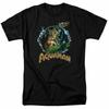 Aquaman Koning Van De Zeeën Atlantis Superheld Stripboek Unisex Zwart Unisex T-shirt