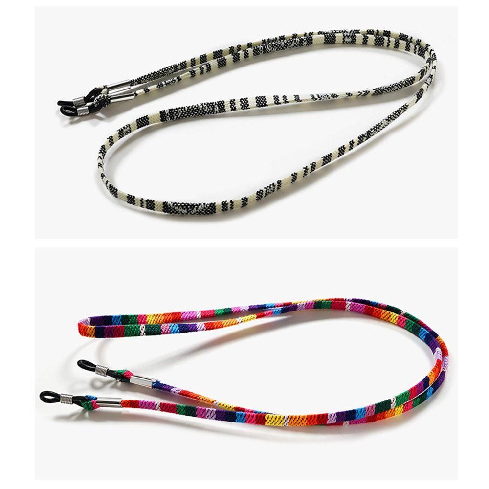 3pcs Anti-slip Glasses Chain Retro Glasses Necklace Useful Eyeglass Lanyard Glasses Accessories