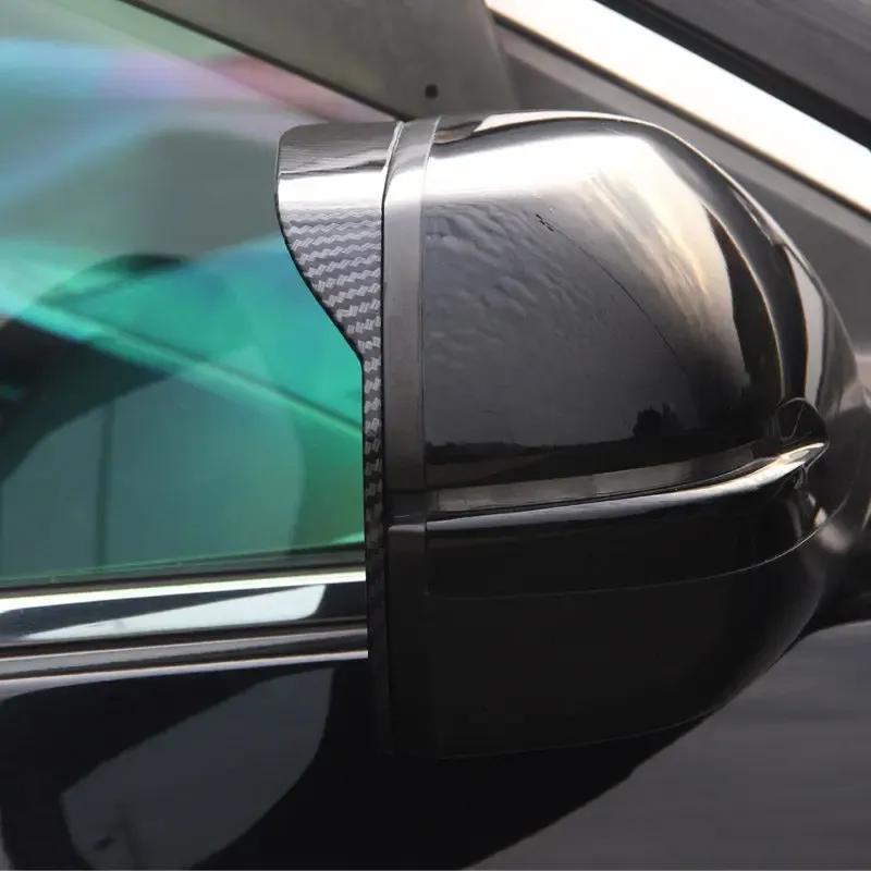 For Honda CRV CR-V 2017 2018     Hybrid ABS Car Rearview Side Mirror Rainproof Shell Cover Eyebrow Trim