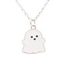 Hanger Ketting Feestelijk Geometrisch Galvaniseren All-Match Mannen Vrouwen Schattig Cartoon Geest Sleutelbeen Ketting Decoratie Cadeau voor Halloween