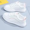 Platform White Shoes Women's 2025 Spring New Versatile Korean Version of Student Dad Trendy Shoes Super Hot Sports White Shoes Ins