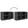 Sideboard Anthracite 99 X 39 X 73 Cm Steel