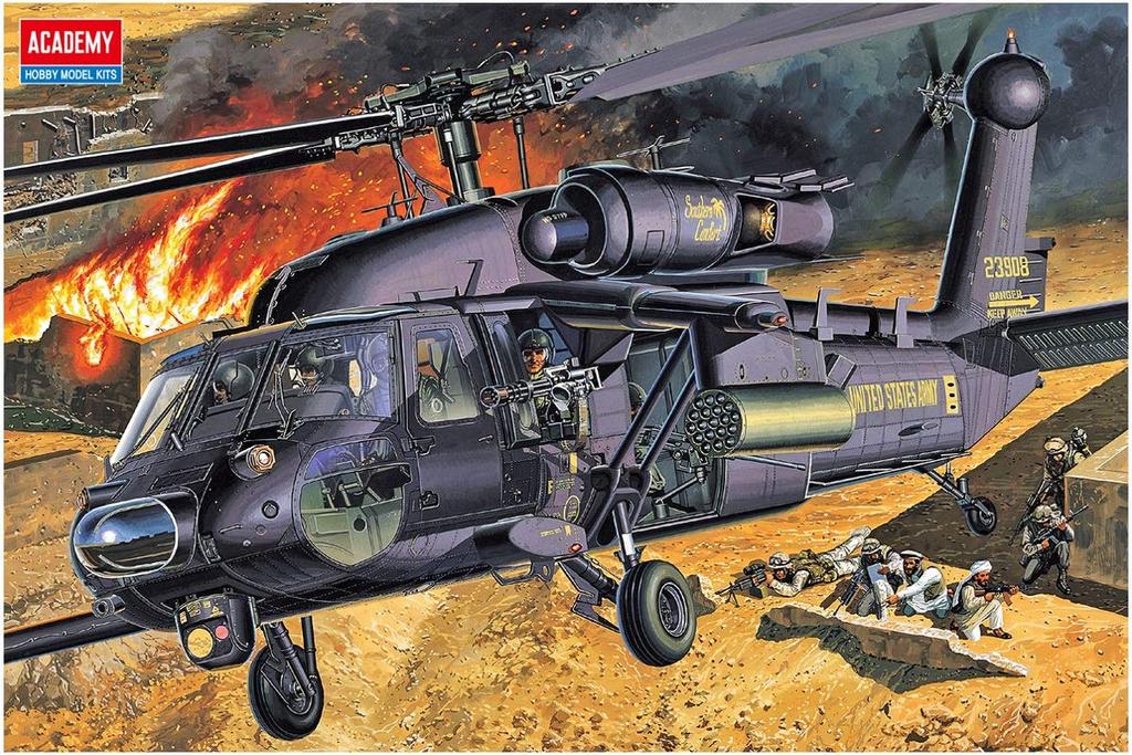 Academy DAP Black Hawk AM12115 Plastikový model 1/35 AH-60L