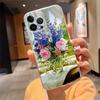 Phone Case For Iphone 14 Pro Max 13 12 11 Pro Max Xs Max Xr X 12mini 7 8 14 Plus Se Floral Flower Painting Case Funda Capa Cell