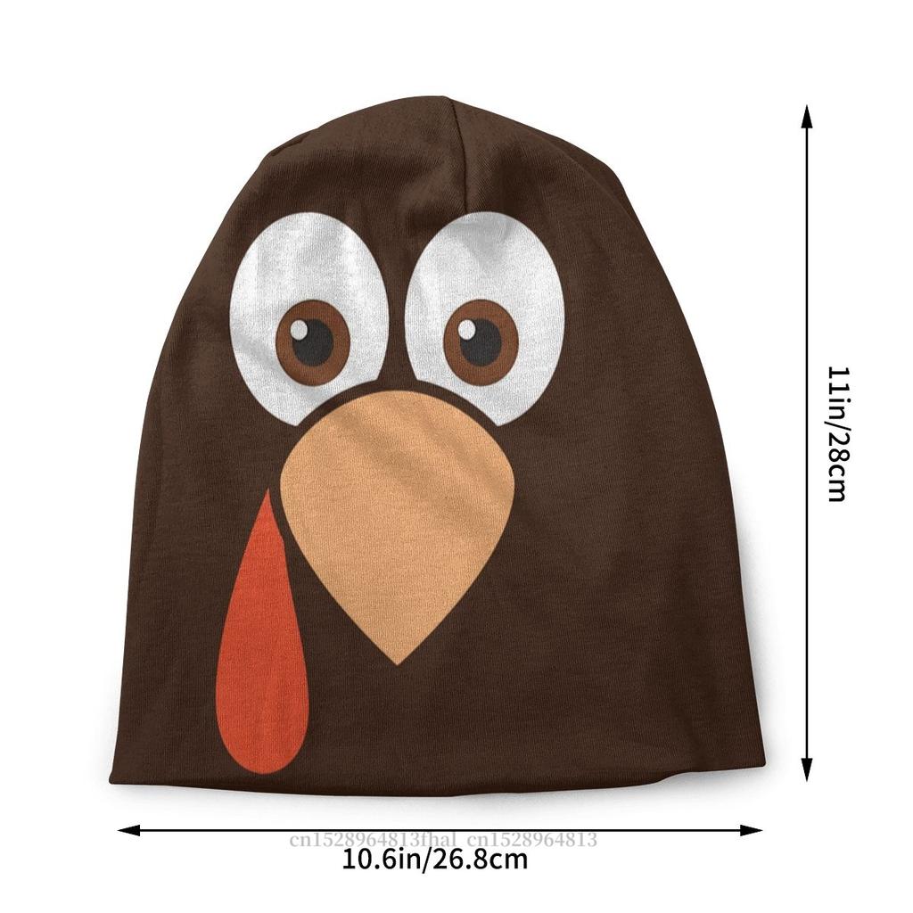 Outdoor-Hüte Cartoon-Truthahn-Gesicht Huhn Dünner Hut Mütze Hipster Beanie Mützen Hüte Herren Damen Ohrwärmer