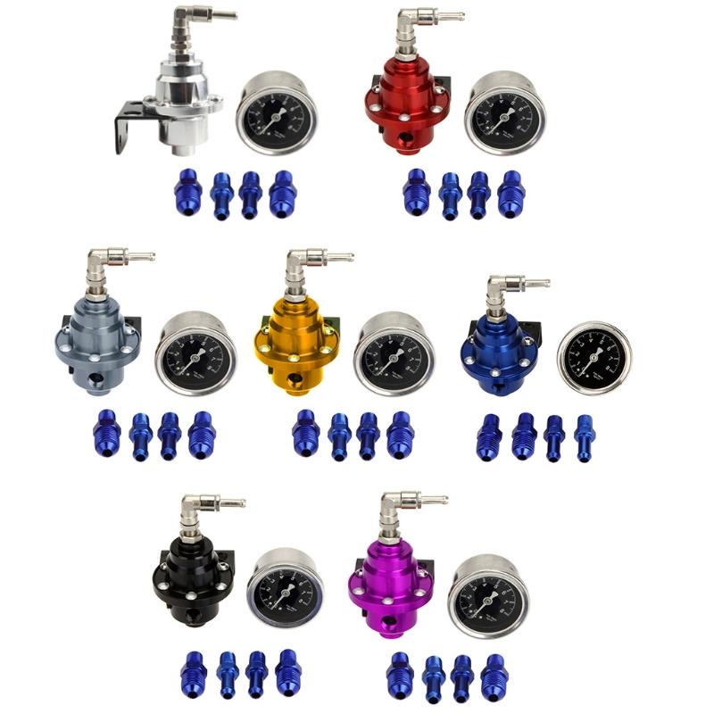 Pressure Regulator Universal Gas Oil Injection with Gauge Install Tool