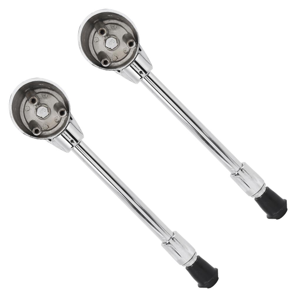 Pair Bass Drum Leg with Fixed Bracket Anti‑Rust Stable for Percussion Instrument