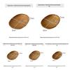 Smoked Bamboo Oval and Round Basket Set: Storage, Sieving, Winnowing, and Fruit or Bun Presentation