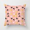 Popular Pink Marble Geometric Series Pillowcases, Home Fabric Sofa Cushion Covers