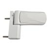 UPVC Door Flag Hinge Triad Adjustable For Double Glazing Doors Hinge Aluminium Profile Hydraulic Mute Buffer Hinge White