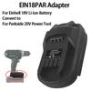 Conversion Tool Adapter For Einhell 18V Li-ion Battery Convert To For Parkside 20V Li-ion Battery Power Tool Battery Accessories