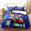 Cartoon Goldorak Grendizer UFO Robo Bedding Set Duvet Cover Pillowcase Boys Girls Adults Twin King Double Bedroom