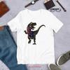 T Rex Dinosaur Cotton Shirt For Unisex Unisex Vintage Fashion Stylish Versatile Streetwear Casual Breathable Unisex