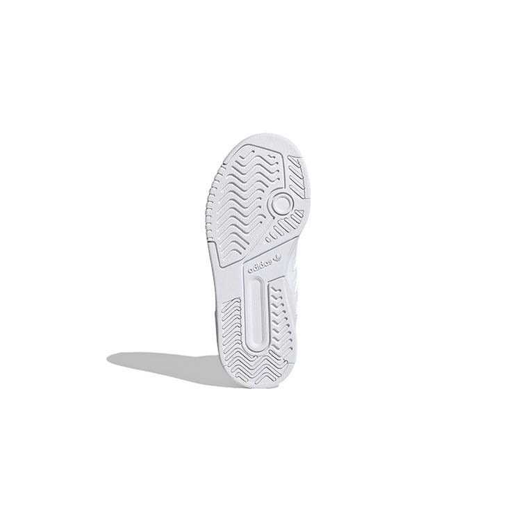 adidas Originals Drop Step El C Nahast Vabaaja Libisemisvastased Põrutust Neelavad Kõrge Säärega Laste Rula Kingad Laste Tossud Valge HP7794