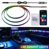 140/55.1inch Universal Car RGB Atmosphere Lamp LED Ambient Lights USB APP Remote Neon Light Strip Vehicle Decoration