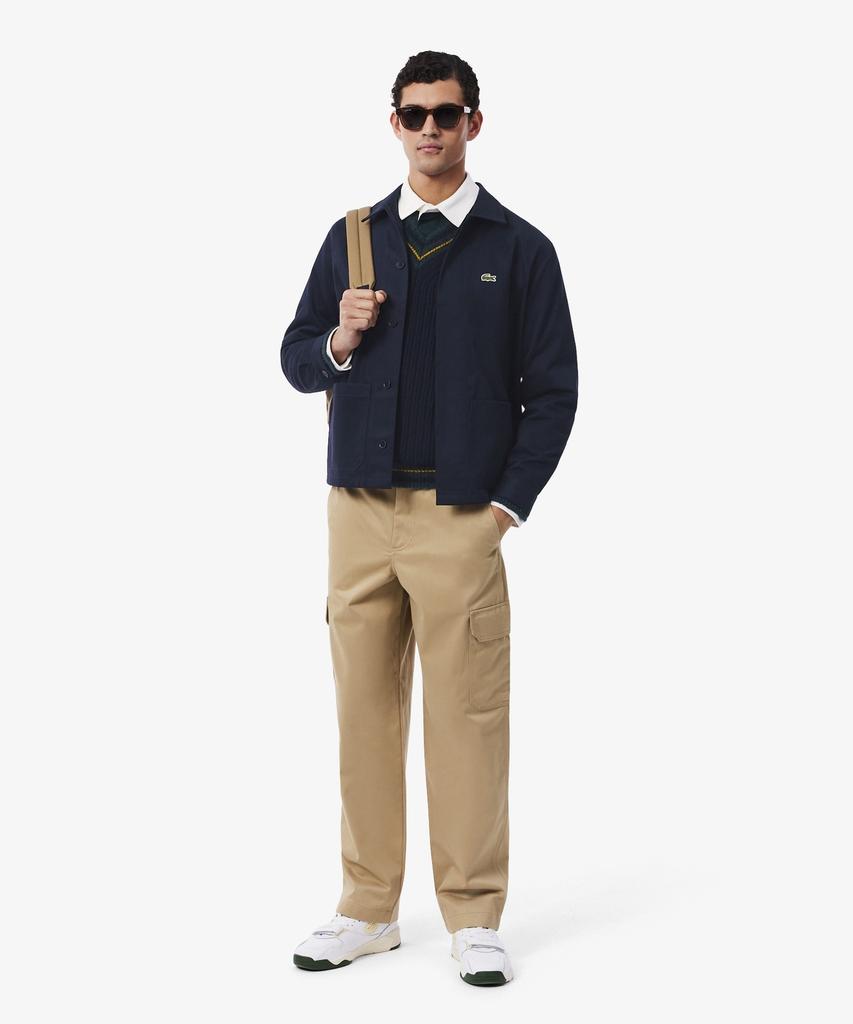 LACOSTE Men'S Satin Shacket Ch3592-56N Hde