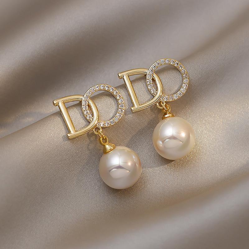 New Design Irregular U-Shaped Earrings For Women Dainty Zircon Earring Girls Birthday Party Wedding Fashion Jewelry Gift