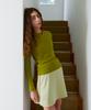 38COMEONCOMMON Sheer Touch Slim Long Sleeve (Olive)