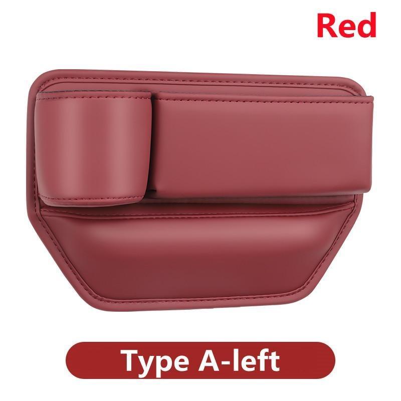 1Pc Leather Car Seat Gap Manager Multifunctional Car Console Side Storage Box
