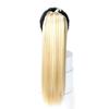 55CM Clip In Drawstring Ponytail Hairpieces for Women Black Brown Heat Resistant Synthetic Long Straight Hair Extension