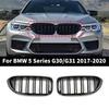 Voorbumpergrille Voor BMW 5 Serie M5 G30 G31 520i 530i 540i ABS 2-Slat Glans Zwart Voor Niergrille
