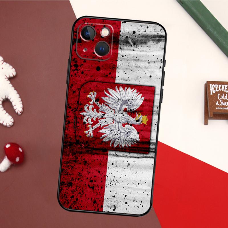 Polen Polnische Flagge Handyhülle Für iPhone 16 15 14 11 12 Mini 13 Pro Max X XR XS Max Plus Weiche Hülle