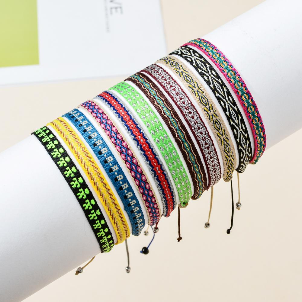 Meisjesarmbanden voor Bohemia Vrouwen Armband Mode Meisje Colombiaanse Wayuu Vrouwelijke Zomer Strand Sieraden
