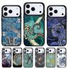 Marine Life Ocean Octopus Phone Case for iPhone 17 16 15 14 13 Pro Max Back Cover for 12 11 Pro Coque