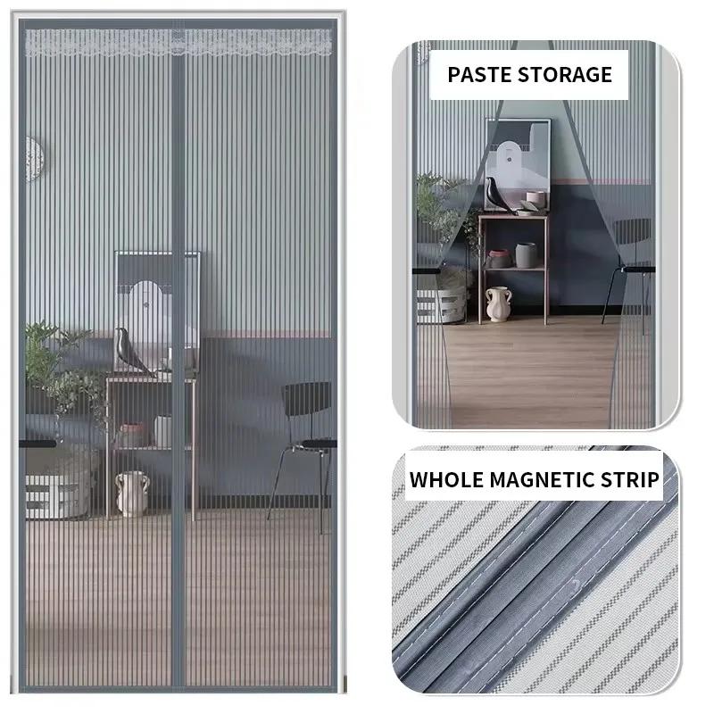 Stiprus magnetinis durų tinklelis nuo uodų Durų tinklelis nuo uodų Anti Fly Insect Door Mesh Automatiškai užsidarantis Vasarinis nuo uodų ir musių vabzdžių tinklelis