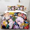 Hunter X Hunter 3D Sengetøysett Sengetøysett Japansk Anime Twin Queen King Dyne Trekk Putevar Polyester 3D Trykk Anime