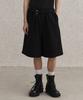 SENTAIR Belted Bermuda Wide Pants_Black
