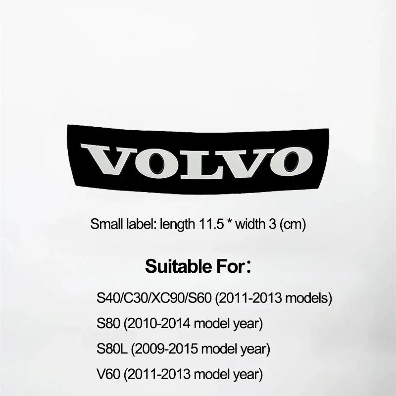 Aluminium Sticker Car Front Grill Emblem Badge For Volvo XC90 V90 V60 XC60 V40 S80 S60 S90 C40 XC40 V70 XC70 C30 C70 EX90