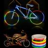 Film Warning Tapes Tape For Cycling Bicycle Wheel Decor Warning Strip Bike Reflective Tape